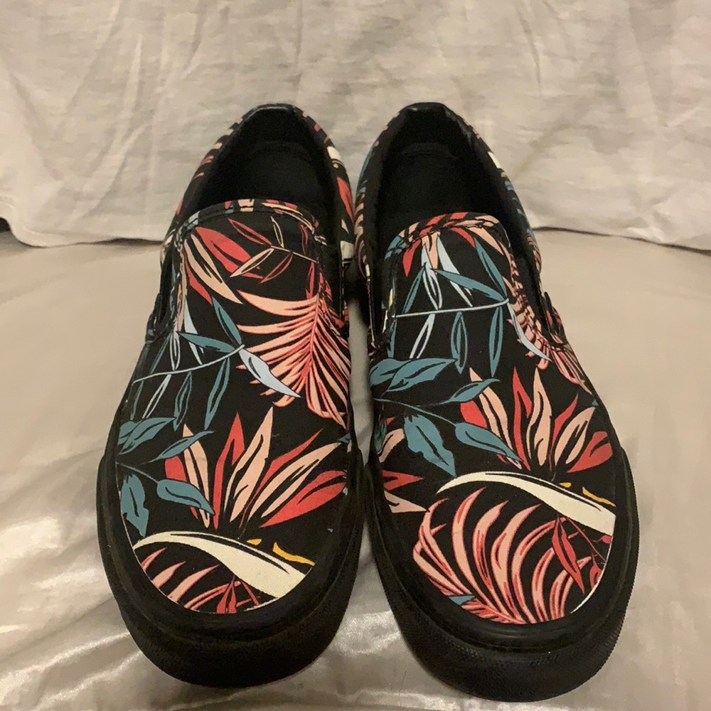 Slip On Tropical Print Vans